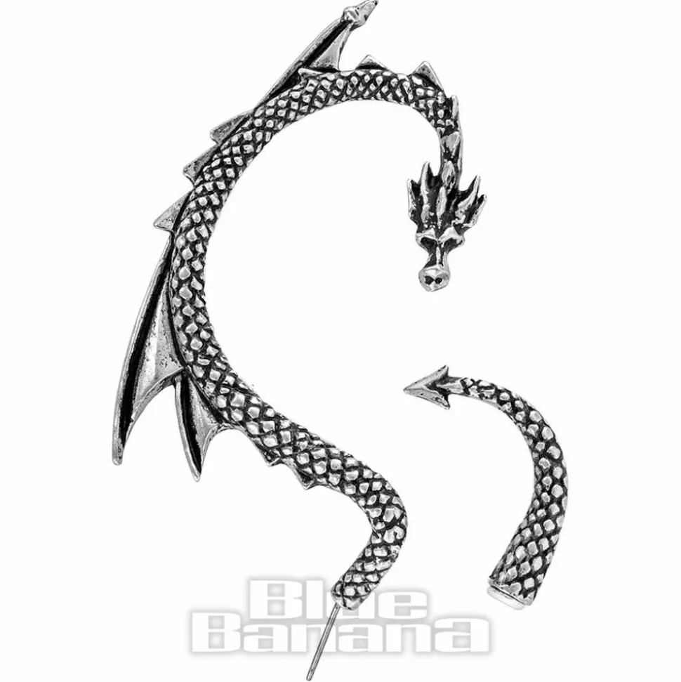 Alchemy Dragons Lure Right Earring (Silver)