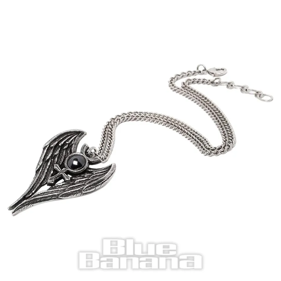 Alchemy Gothic Angel Of Mercury Necklace (Silver)