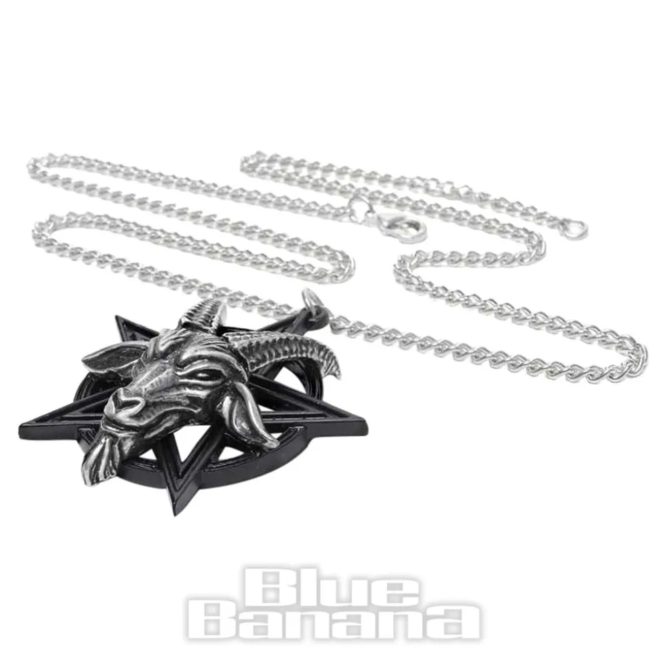 Alchemy Gothic Baphomet Pendant (Pewter)