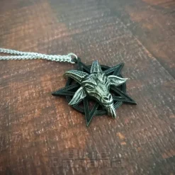 Alchemy Gothic Baphomet Pendant (Pewter)