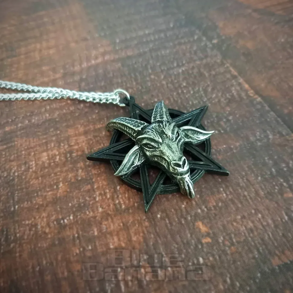 Alchemy Gothic Baphomet Pendant (Pewter)