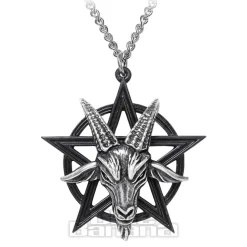 Alchemy Gothic Baphomet Pendant (Pewter)