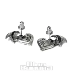 Alchemy Gothic Blacksoul Earrings (Pewter)