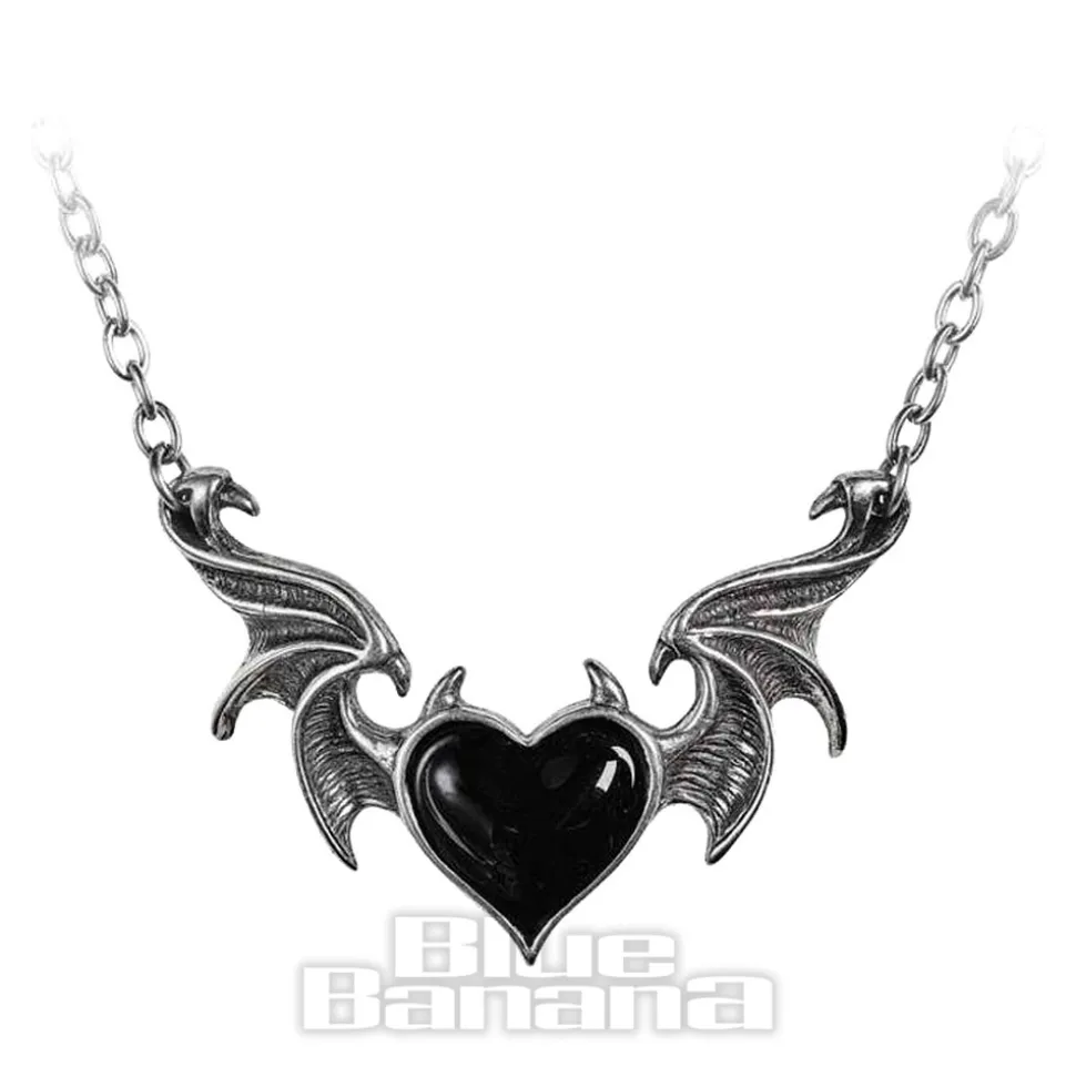 Alchemy Gothic Blacksoul Pendant Necklace (Black)