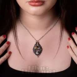 Alchemy Gothic Dea Umbra Nili Necklace (Silver)
