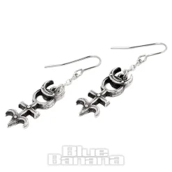 Alchemy Gothic Dr Dee'S Monad Earrings (Silver)