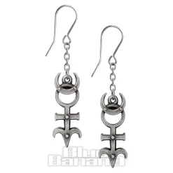 Alchemy Gothic Dr Dee'S Monad Earrings (Silver)