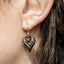 Alchemy Gothic Evil-Lution Earrings (Silver)
