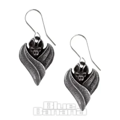 Alchemy Gothic Evil-Lution Earrings (Silver)