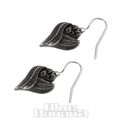 Alchemy Gothic Evil-Lution Earrings (Silver)