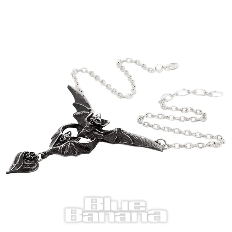 Alchemy Gothic Evil-Lution Necklace (Silver)