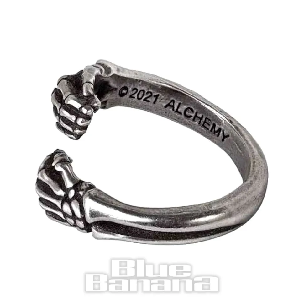 Alchemy Gothic Last Embrace Ring (Pewter)