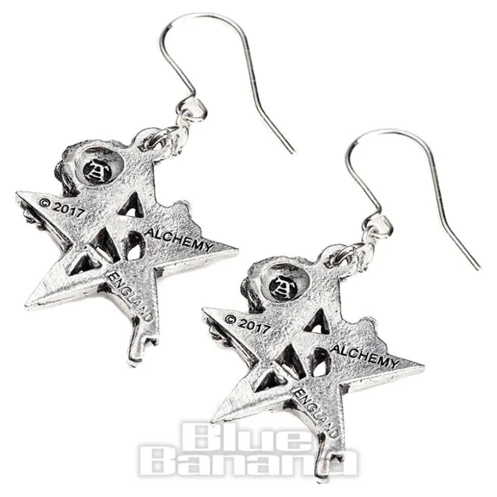 Alchemy Gothic Ruah Vered Earrings (Silver)