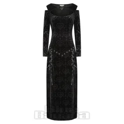Banned Amara Velvet Maxi Dress (Black)