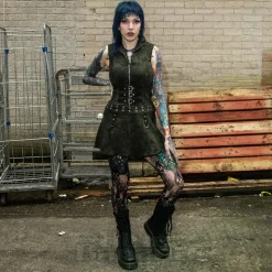 Banned Astrid Dress (Army Green)