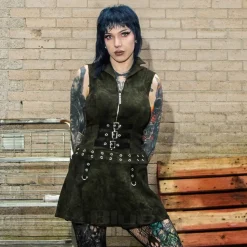 Banned Astrid Dress (Army Green)