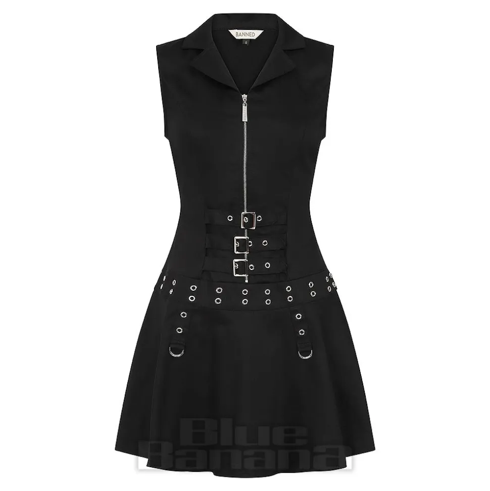 Banned Astrid Mini Dress (Black)