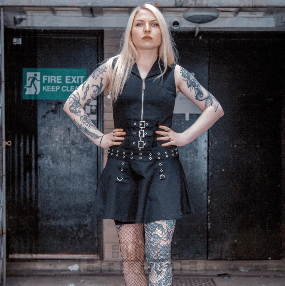 Banned Astrid Mini Dress (Black)