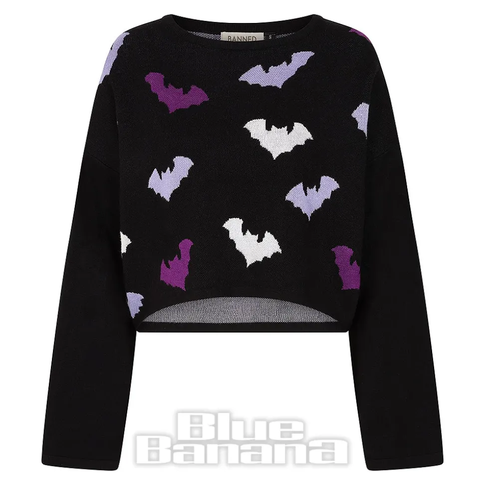 Banned Batty Babe Jumper (Black)