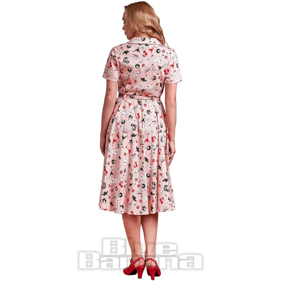 Banned Bella Viva Las Vegas Dress (Pink)