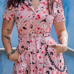 Banned Bella Viva Las Vegas Dress (Pink)