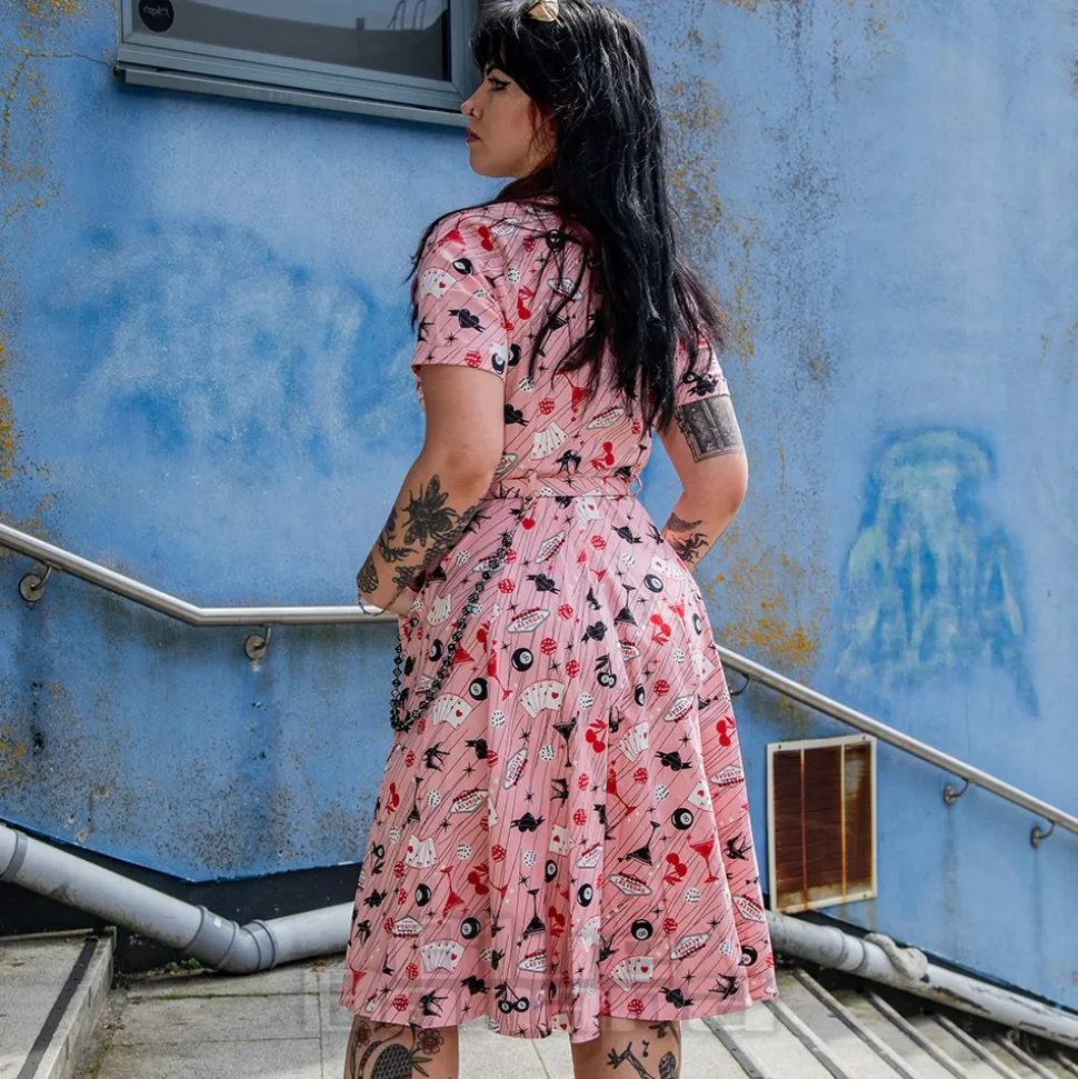 Banned Bella Viva Las Vegas Dress (Pink)