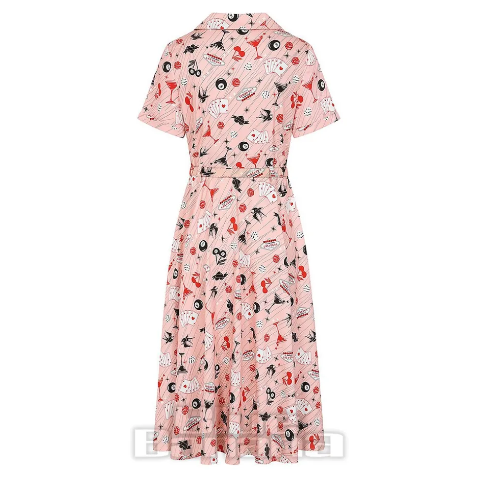 Banned Bella Viva Las Vegas Dress (Pink)