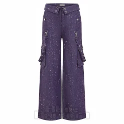 Banned Candy Strap Trousers (Purple)