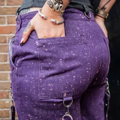 Banned Candy Strap Trousers (Purple)