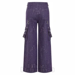 Banned Candy Strap Trousers (Purple)