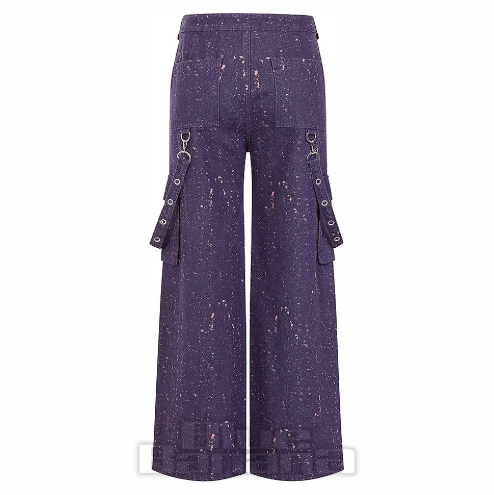 Banned Candy Strap Trousers (Purple)