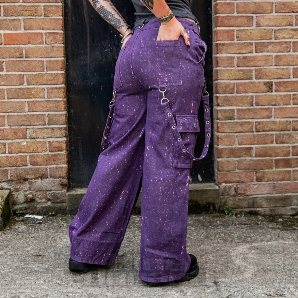 Banned Candy Strap Trousers (Purple)
