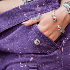 Banned Candy Strap Trousers (Purple)