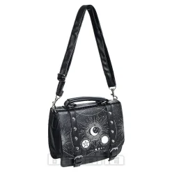 Banned Cosmic Satchel Bag (Black/White)