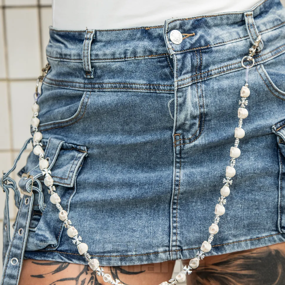 Banned Denim Dita Shorts (Blue)