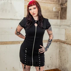 Banned Glitter Glam Dress (Black)