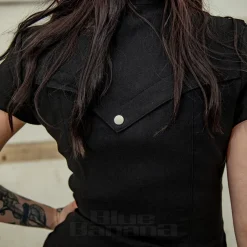 Banned Glitter Glam Dress (Black)