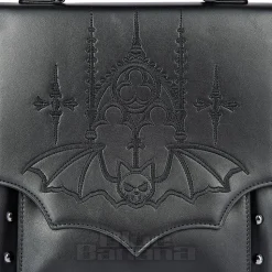Banned Gothic Bat Handbag (Black)