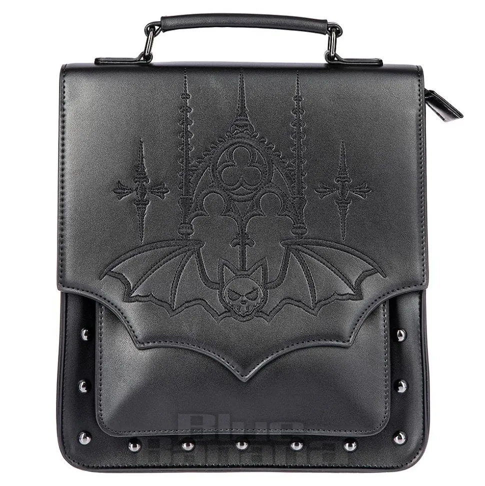 Banned Gothic Bat Handbag (Black)