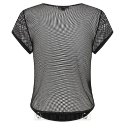 Banned Grunge Grid Top (Black)