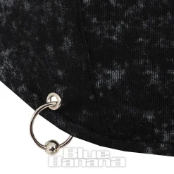 Banned Grunge Grid Top (Black)