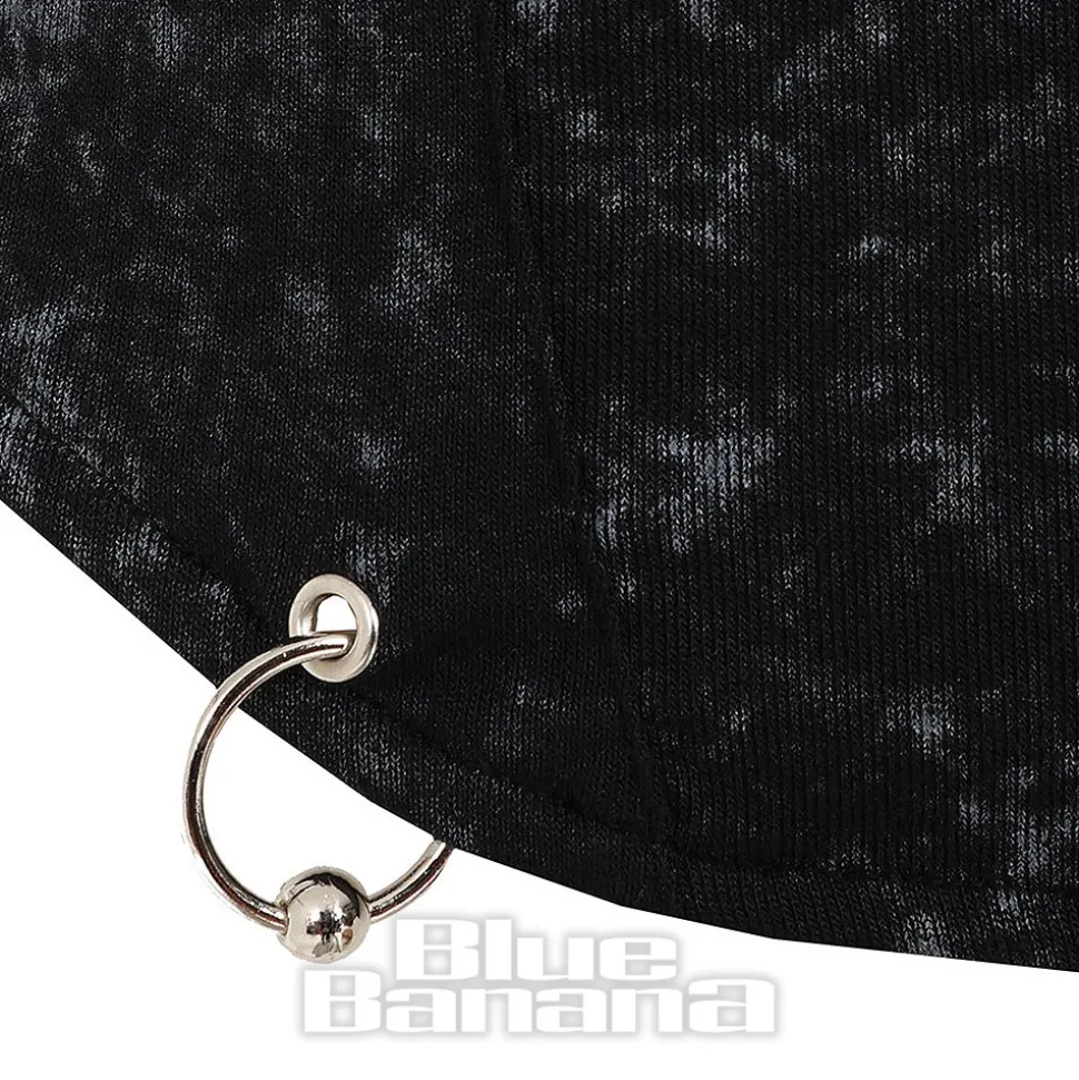 Banned Grunge Grid Top (Black)