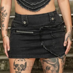 Banned Heartbreaker Skirt (Black)