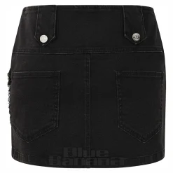 Banned Heartbreaker Skirt (Black)