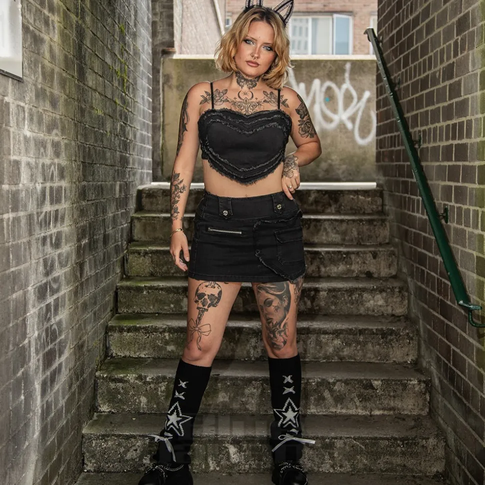 Banned Heartbreaker Top (Black)