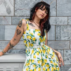Banned June Lemon Dress (Multicolour)