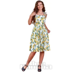 Banned June Lemon Dress (Multicolour)