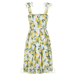 Banned June Lemon Dress (Multicolour)