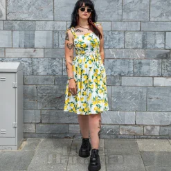 Banned June Lemon Dress (Multicolour)