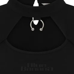 Banned Lavinia Crop Top (Black)